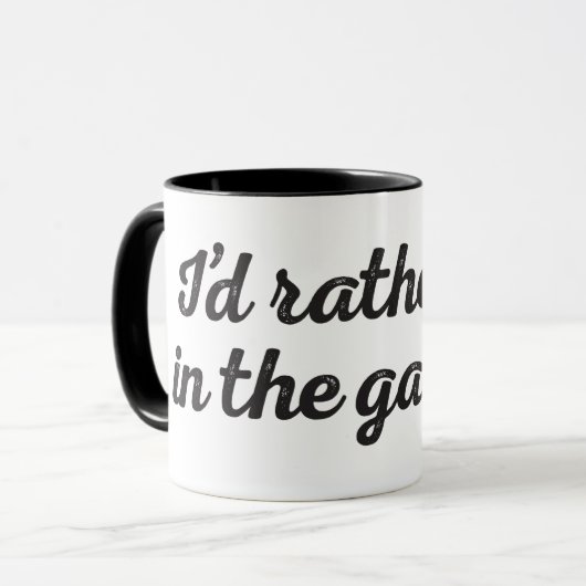 Seien Sie eher im Garten Tasse (Vorderseite Links)