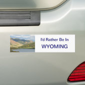 Seien Sie eher in Wyoming-Aufkleber Autoaufkleber (Auf Auto)