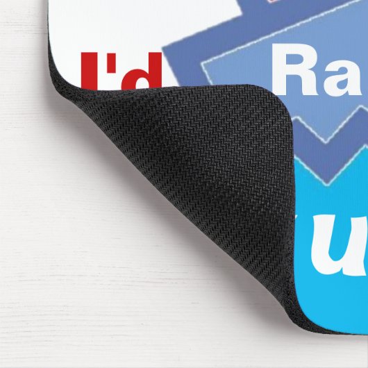 Seien Sie eher kreuzendes Mousepad (Ecke)