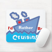 Seien Sie eher kreuzendes Mousepad (Mit Mouse)