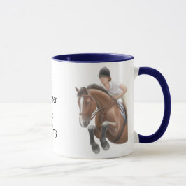 Seien Sie eher ReitpferdeTasse Tasse