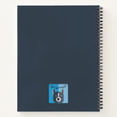 Seien Sie ehrlich Niedlicher, grauer Welpen Hund A Notizblock (Rückseite)