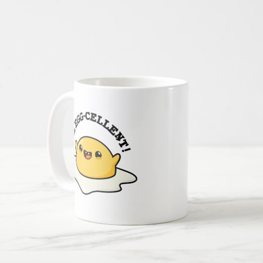 Seien Sie eigen-gewachsener Funny Egg Pun Kaffeetasse (Vorderseite Links)