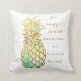 Seien Sie ein Ananas-Wurfs-Kissen in den Tönen von Kissen