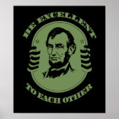 Seien Sie ein ausgezeichnetes Poster (Vorne)