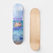 Seien Sie ein Axolotl-Skateboard Skateboard (Vorderseite)