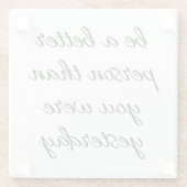 Seien Sie ein besserer Untersetzer (Rückseite)