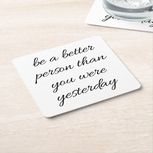 Seien Sie ein besserer Untersetzer (angewinkelt)