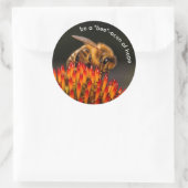 Seien Sie ein "Biene"-Akon der Hope Bee on Echinac Runder Aufkleber (Tasche)