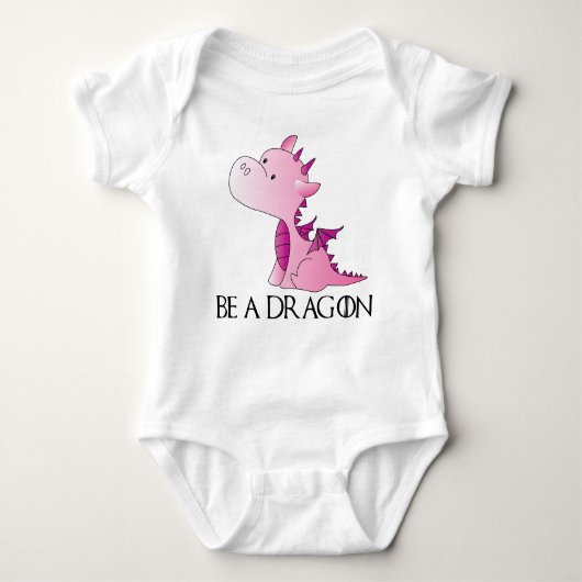 Seien Sie ein Drache-Bodysuit-Baby u. scherzt Baby Strampler (Vorderseite)