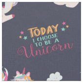 Seien Sie ein Einhorn Regenbogenfarbe mit Sternen  Stoff (Nahaufnahme)