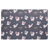 Seien Sie ein Einhorn Regenbogenfarbe mit Sternen  Stoff (Fat Quarter (45,7 x 55,9 cm))