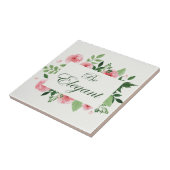 "Seien Sie ein elegantes Blumenangebot Fliese (Seite)