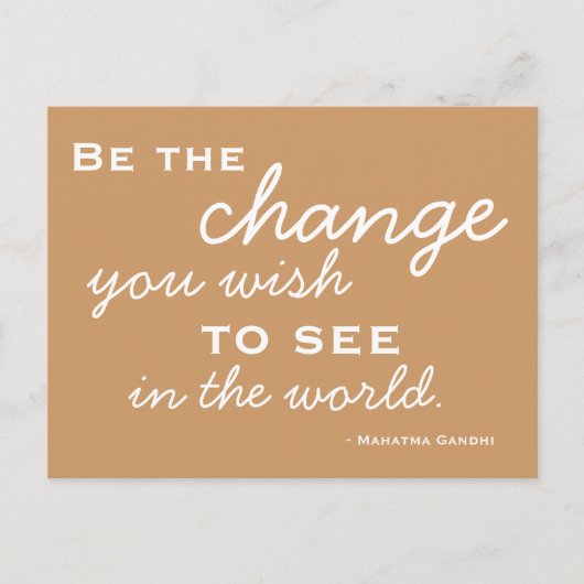 Seien Sie ein Erfolg - Motivierend Postkarte (Vorderseite)