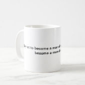 Seien Sie ein Erfolgsziffer Kaffeetasse (Vorderseite Links)