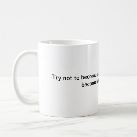 Seien Sie ein Erfolgsziffer Kaffeetasse (Links)