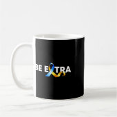 Seien Sie ein Extra-Down-Syndrom Kaffeetasse (Links)