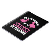 Seien Sie ein Flamingo in einer Flock von Tauben-1 Notizblock (Linke Seite)