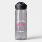Seien Sie ein Flamingo in einer Flock von Tauben-1 Trinkflasche (Vorne)