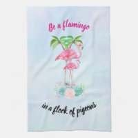 Seien Sie ein Flamingo in einer Flock von Tauben N