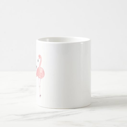 Seien Sie ein Flamingo in einer Menge der Kaffeetasse (Mittel)