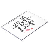 Seien Sie ein Flamingo - inspirierend Zeitschrift Notizblock (Linke Seite)