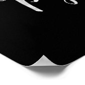 Seien Sie ein Flamingo - inspirierendes Poster (Ecke)