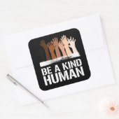 Seien Sie ein freundlicher, menschlicher Aufkleber (Umschlag)