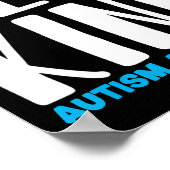Seien Sie ein freundliches Autismus-Bewusstsein Poster (Ecke)