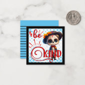 Seien Sie ein gesunder Zuckerschädel Mitteilungskarte (Vorderseite/Rückseite Beispiel)