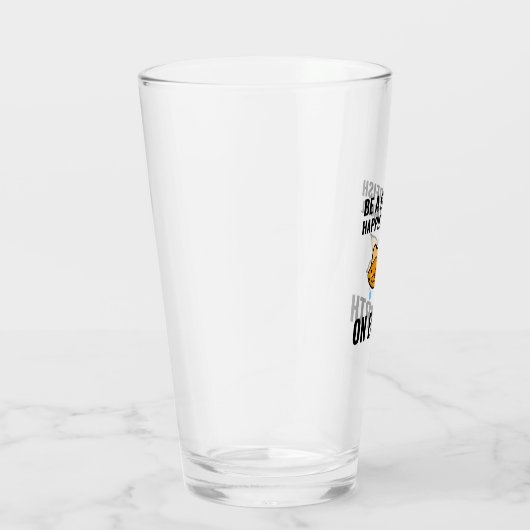 Seien Sie ein Goldfisch inspirierend motivierend p Glas (Rechts)