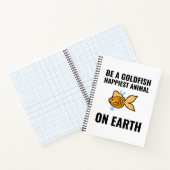 Seien Sie ein Goldfisch inspirierend motivierend p Notizblock (Innenseite)