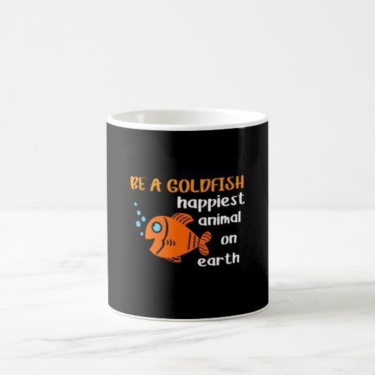 Seien Sie ein Goldfish Funny Soccer Motivation Zit Kaffeetasse (Mittel)