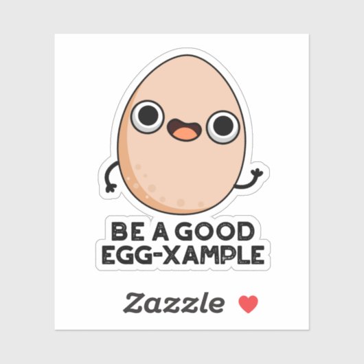 Seien Sie ein guter Eierkuchen, zum Beispiel ein l Aufkleber (Blatt)