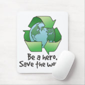 Seien Sie ein Held, recyceln Sie Mousepad (Mit Mouse)