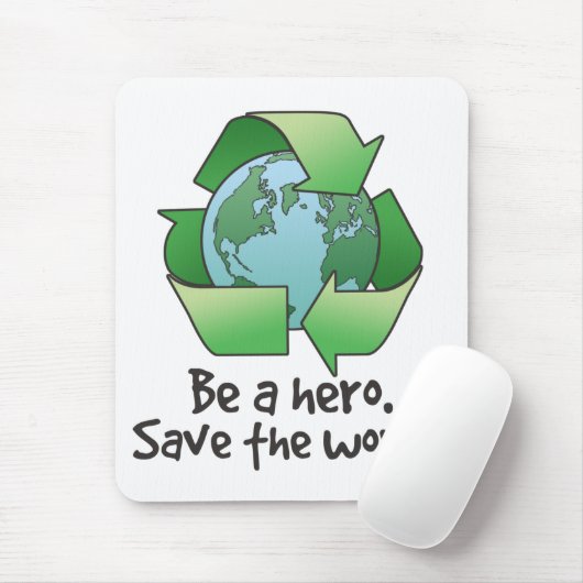 Seien Sie ein Held, recyceln Sie Mousepad (Mit Mouse)