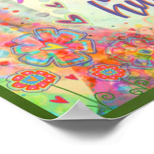 Seien Sie ein Hübscher Mensch, der Inspirivität In Poster (Ecke)