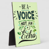 Seien Sie ein inspirierender Word-Kunsttisch Fotoplatte (Seite)