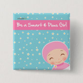 Seien Sie ein intelligentes u. frommes Button (Vorderseite)