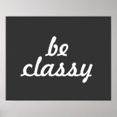 Seien Sie ein klassisches Poster (Vorne)