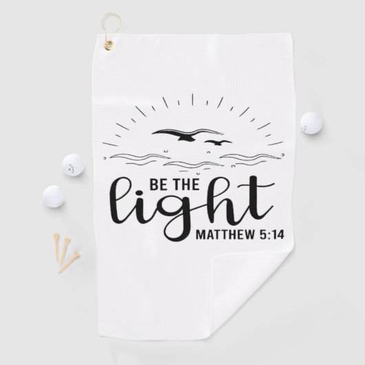 Seien Sie ein kleines Bibelhandtuch Golfhandtuch (Insitu)