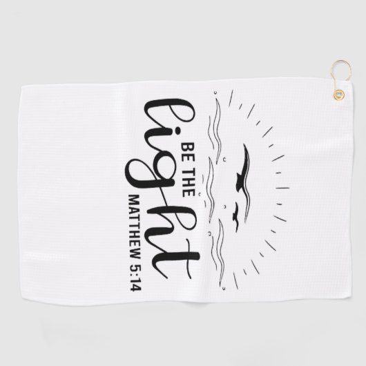 Seien Sie ein kleines Bibelhandtuch Golfhandtuch (Horizontal)