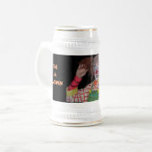 SEIEN SIE EIN KLEINES STEIN BIERGLAS (Vorderseite Links)