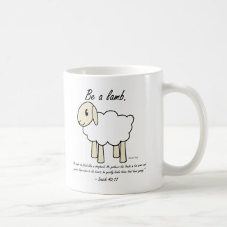 "Seien Sie ein Lamm-" Tasse