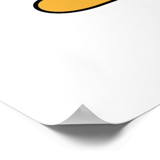 Seien Sie ein lustiger Phantastischer Cat Pun Poster (Ecke)