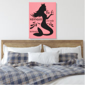 Seien Sie ein Meerjungfrau und machen Sie Waves Ca Leinwanddruck (Insitu (Schlafzimmer))