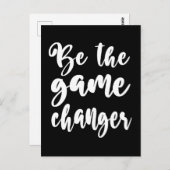 Seien Sie ein Motivierend Kostenvoranschlag für da Postkarte (Vorne/Hinten)