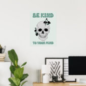 Seien Sie ein Motivierend Skull Art Poster für Sie (Heimbüro)