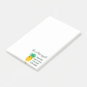 Seien Sie ein Motivierend Zitat von Ananas Post-it Klebezettel (angewinkelt)