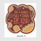 Seien Sie ein netter Kostenvoranschlag für moderne Aufkleber (Blatt)